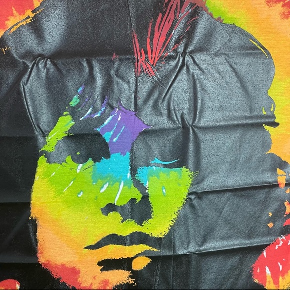 “DOORS” Jim Morrison SunBurst Tye-Dye Fabric Wall Hanging NWT - Picture 2 of 11
